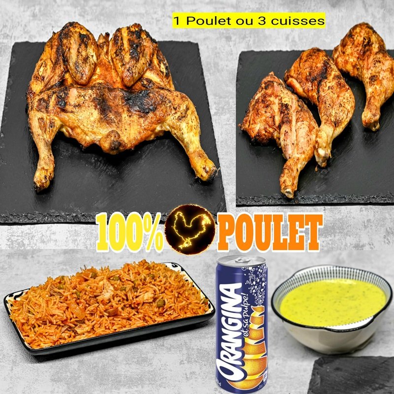 100pour100poulet.fr - Menu SOLO