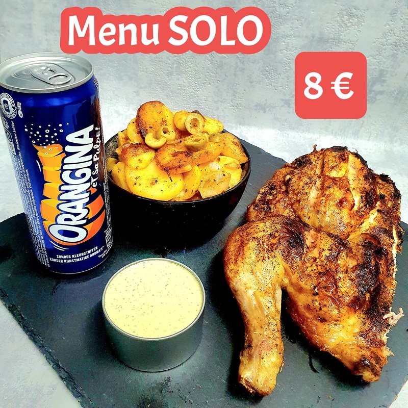 100pour100poulet.fr - Menu SOLO